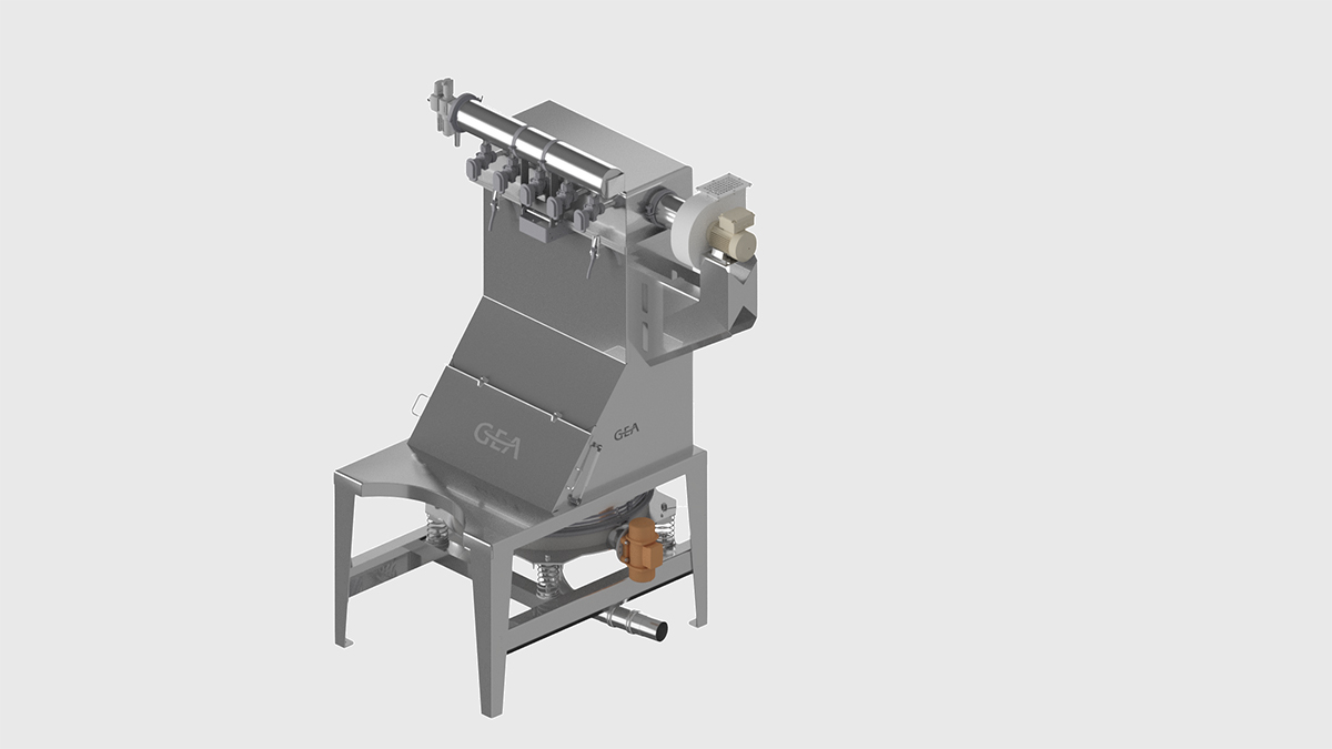 25kg bag tipping station with sifter and dust collector