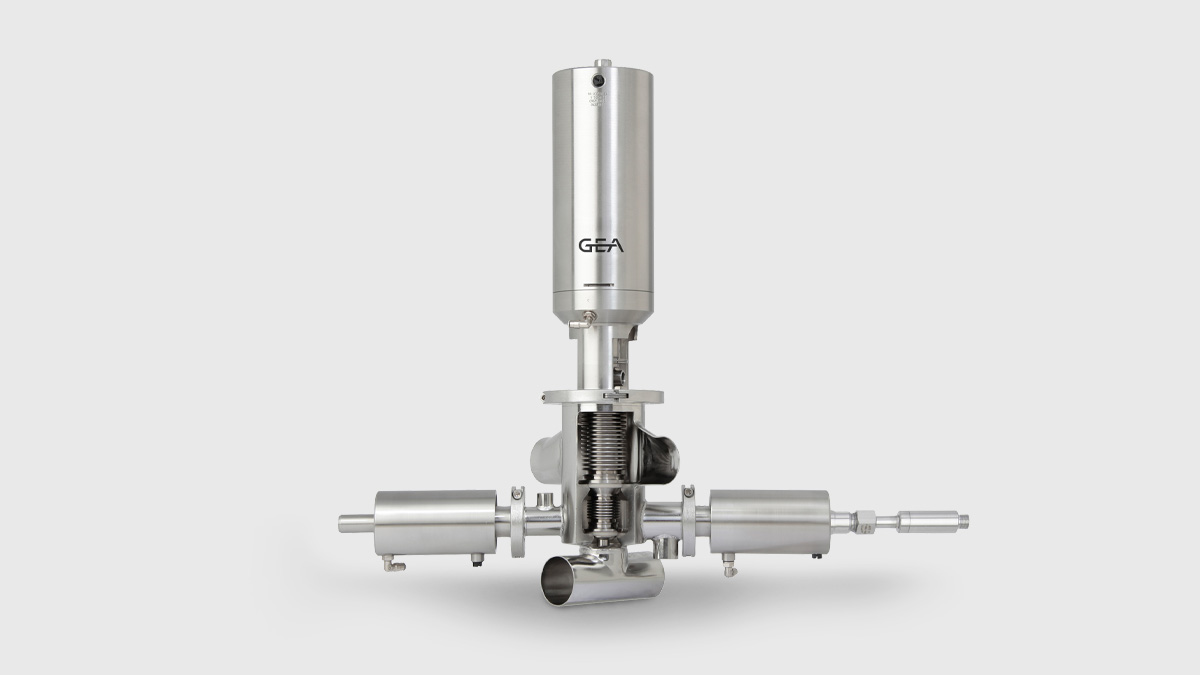Double-chamber Valve Aseptomag® DK – standard execution
