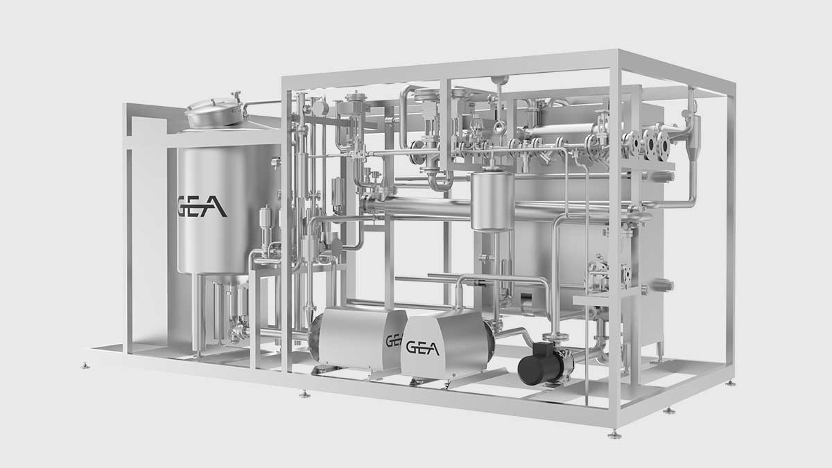 Juice pasteurizer – simple with plate heat exchanger