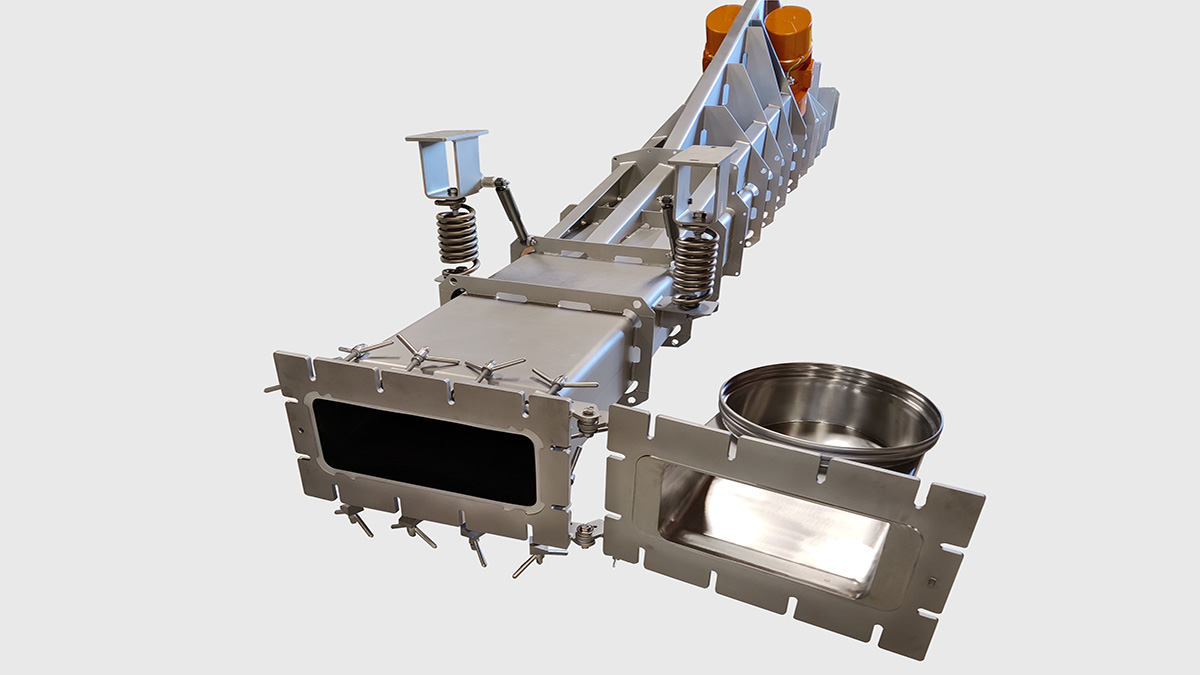 Vibrating conveyors