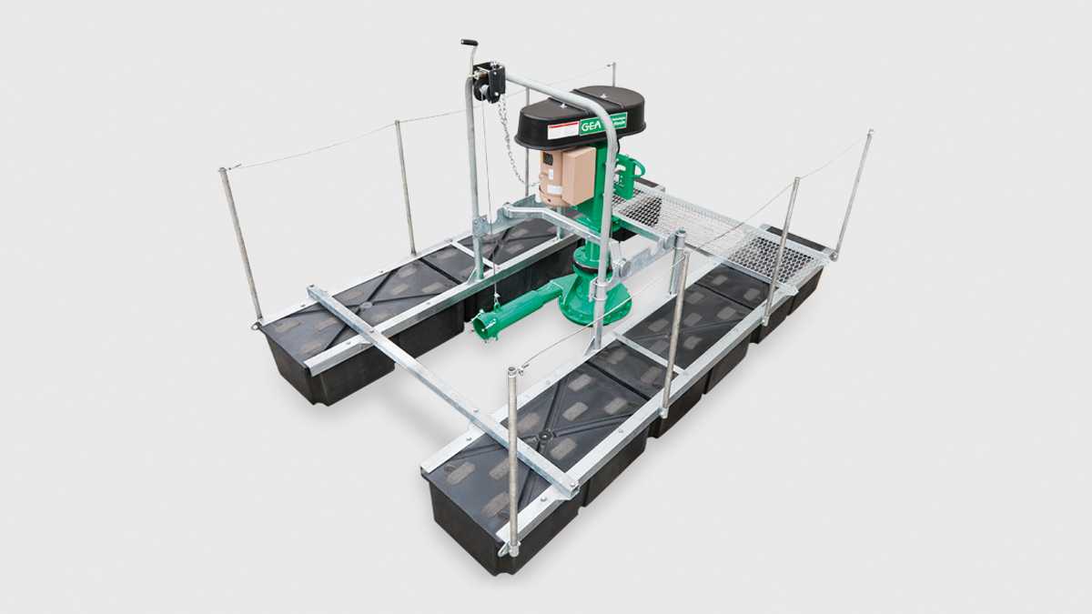 4-Inch High Pressure Pump on Pontoon