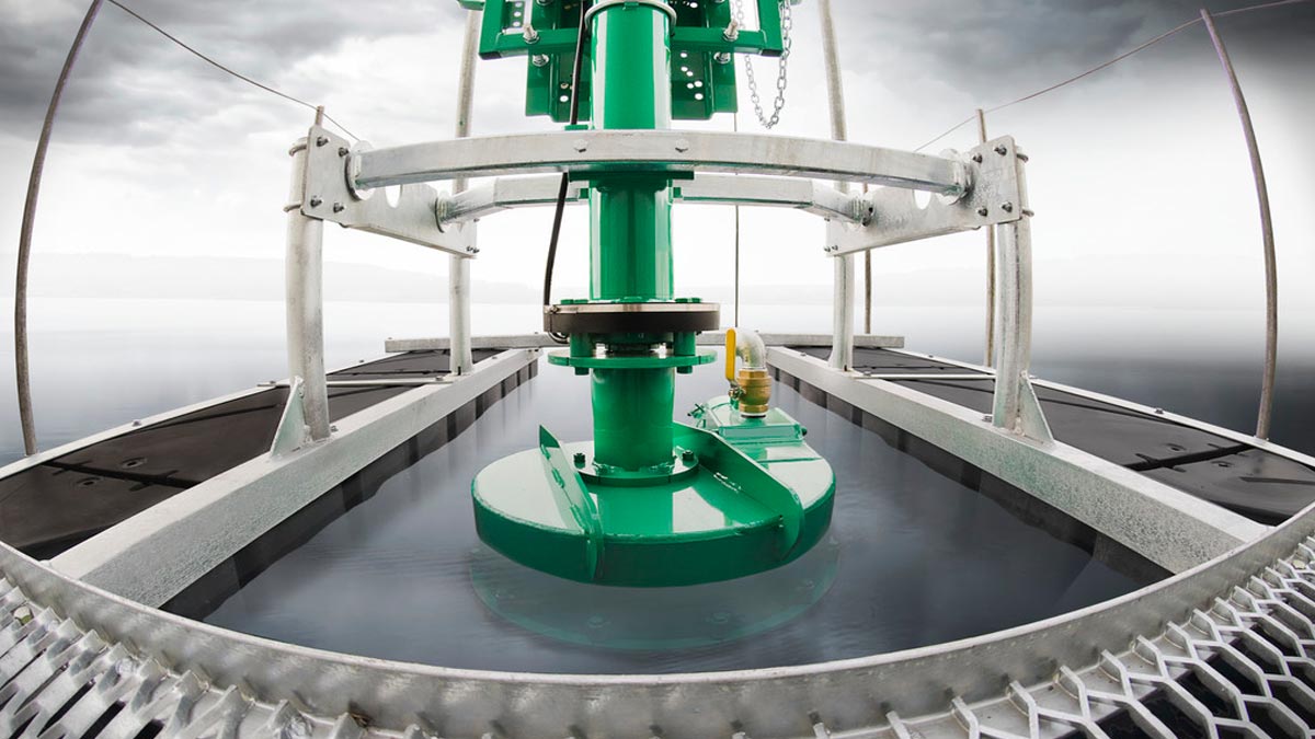 8-Inch Flush Pump on Pontoon