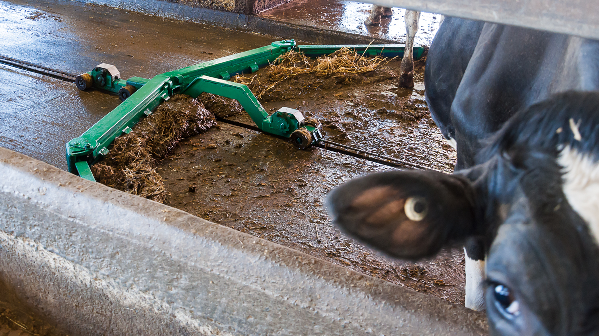 Free Stall Cleaner with Cable