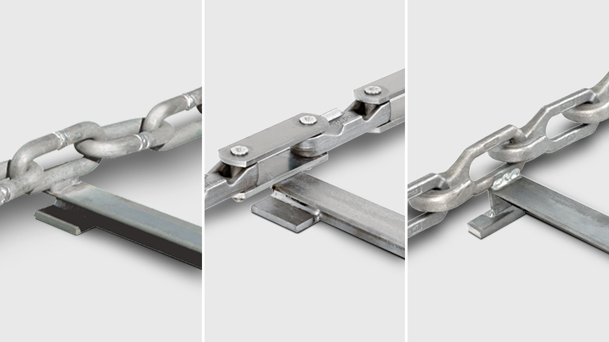 Cross Gutter Cleaner with Chain