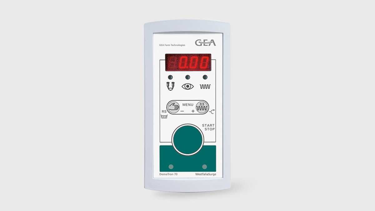 GEA Milking control units simplify the milking routine, take on milk metering and milking cluster removal.