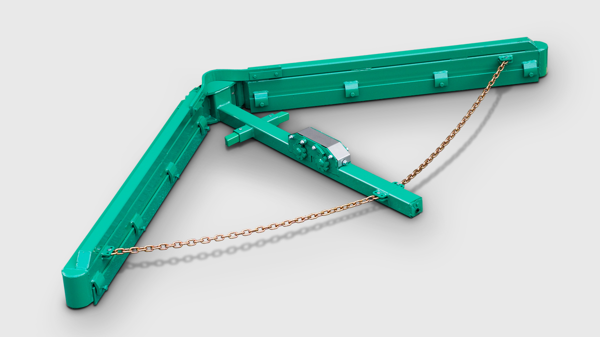 Free Stall Cleaner - V-Shape Scraper