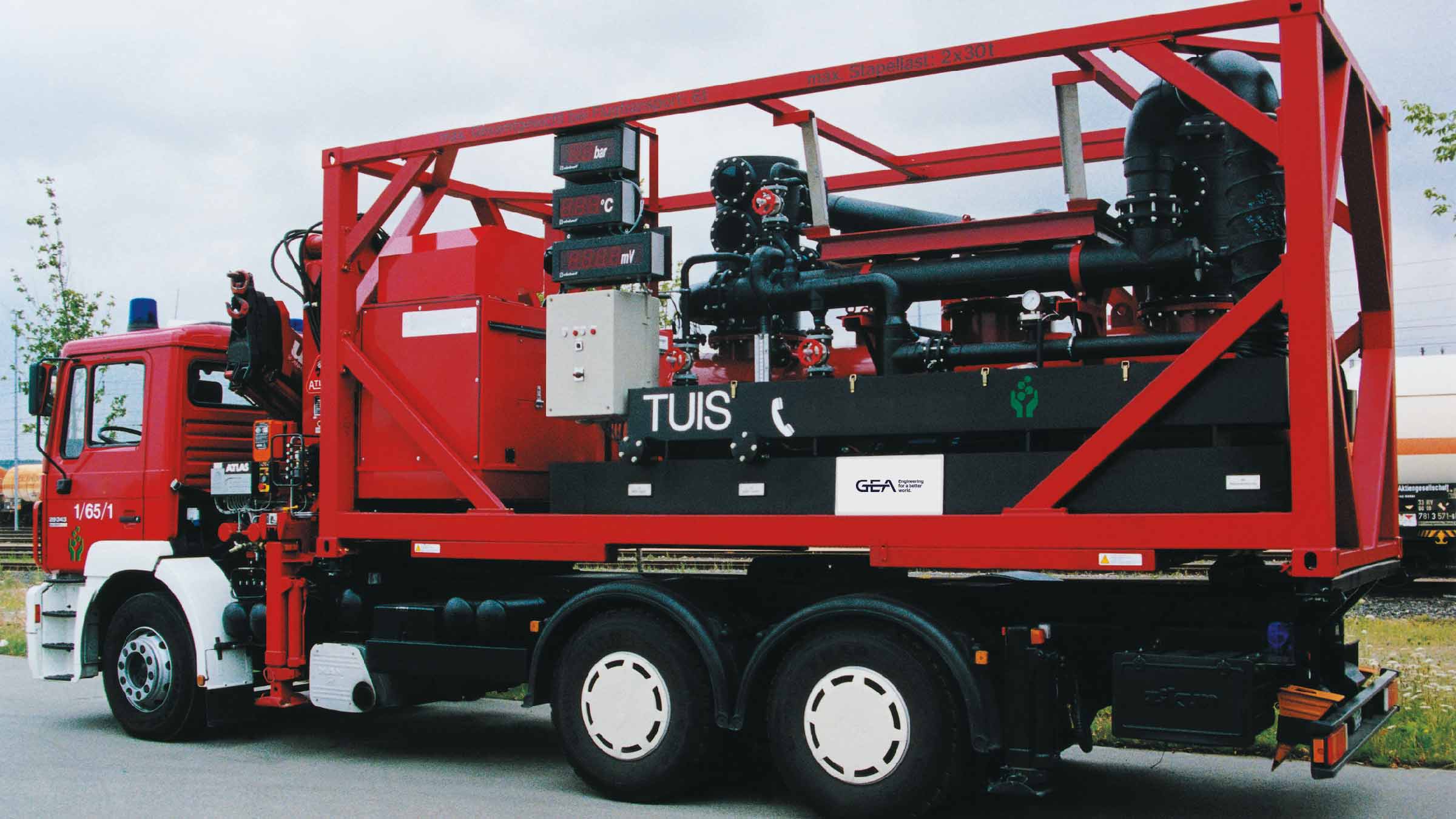 Emergency gas scrubbers