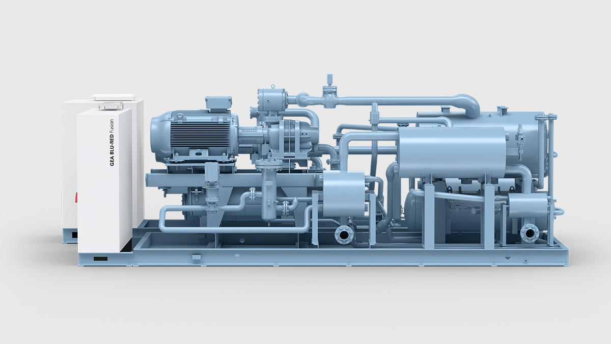 GEA Blu-Red Fusion screw compressor design