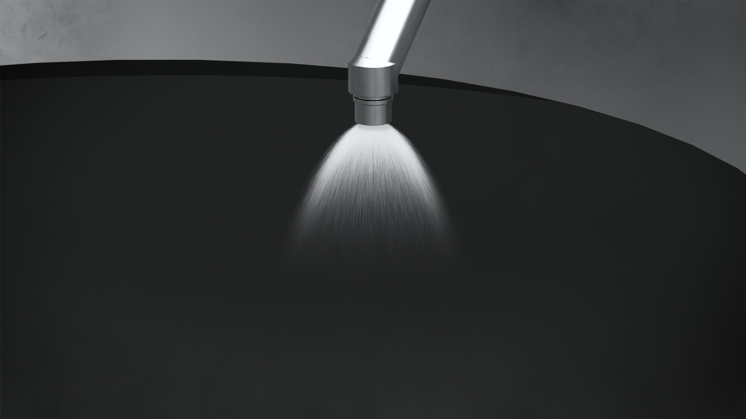 Purging system for food and dairy spray dryers