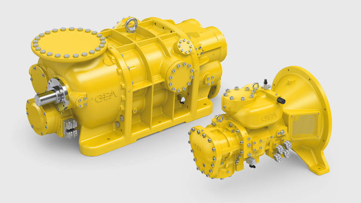 GEA gas screw compressor