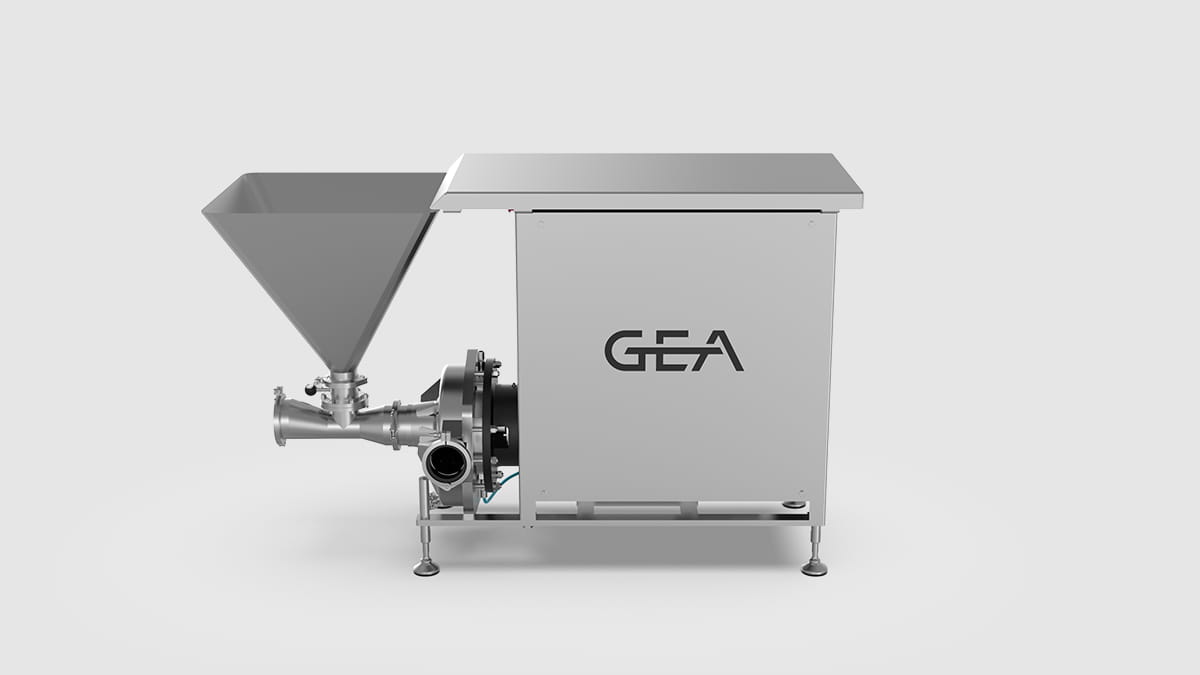 GEA INLINE FORMULA Powder Dissolver: design based on high shear mixing technologies