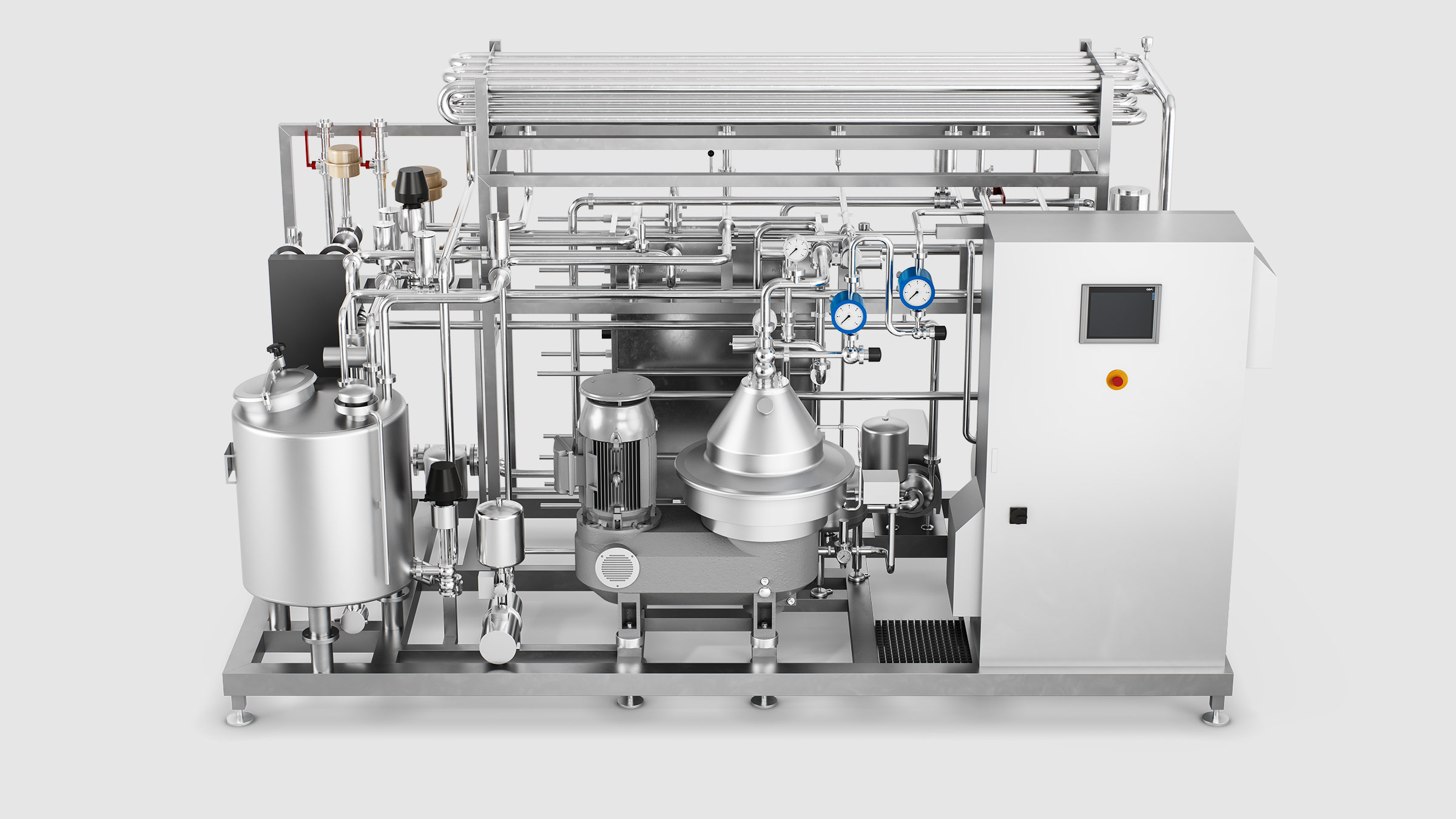 GEA milk Pasteurizer