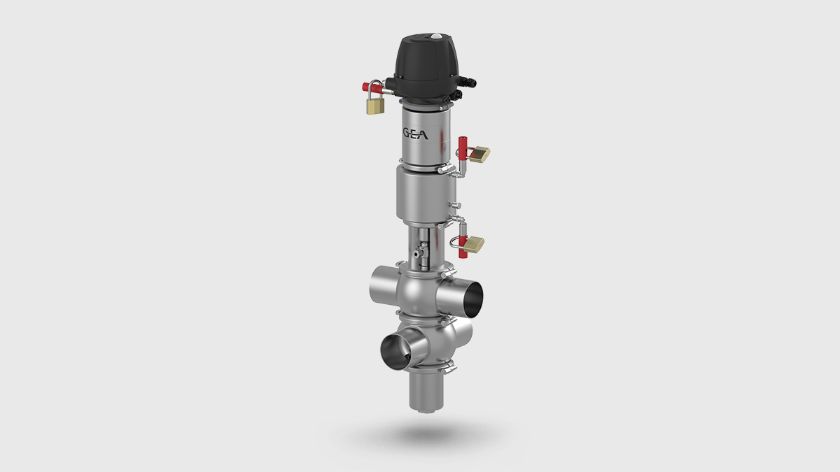 AIR LOCK for VARIVENT® Mixproof valve with additional shut-off of lifting actuator