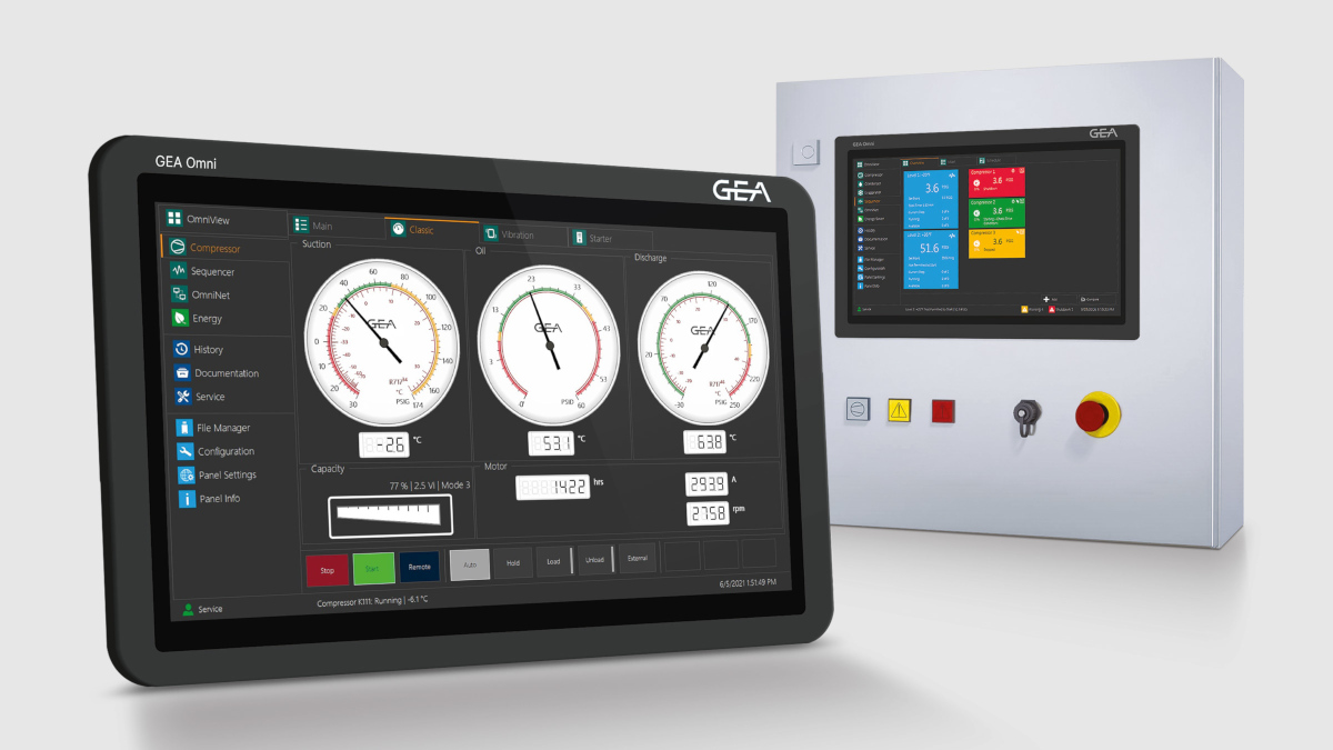 GEA Omni Bedienfeld