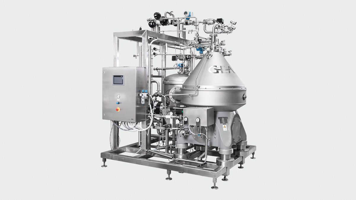 فاصل المنتجات الصيدلانية N من خط pure المُقدَم من GEA