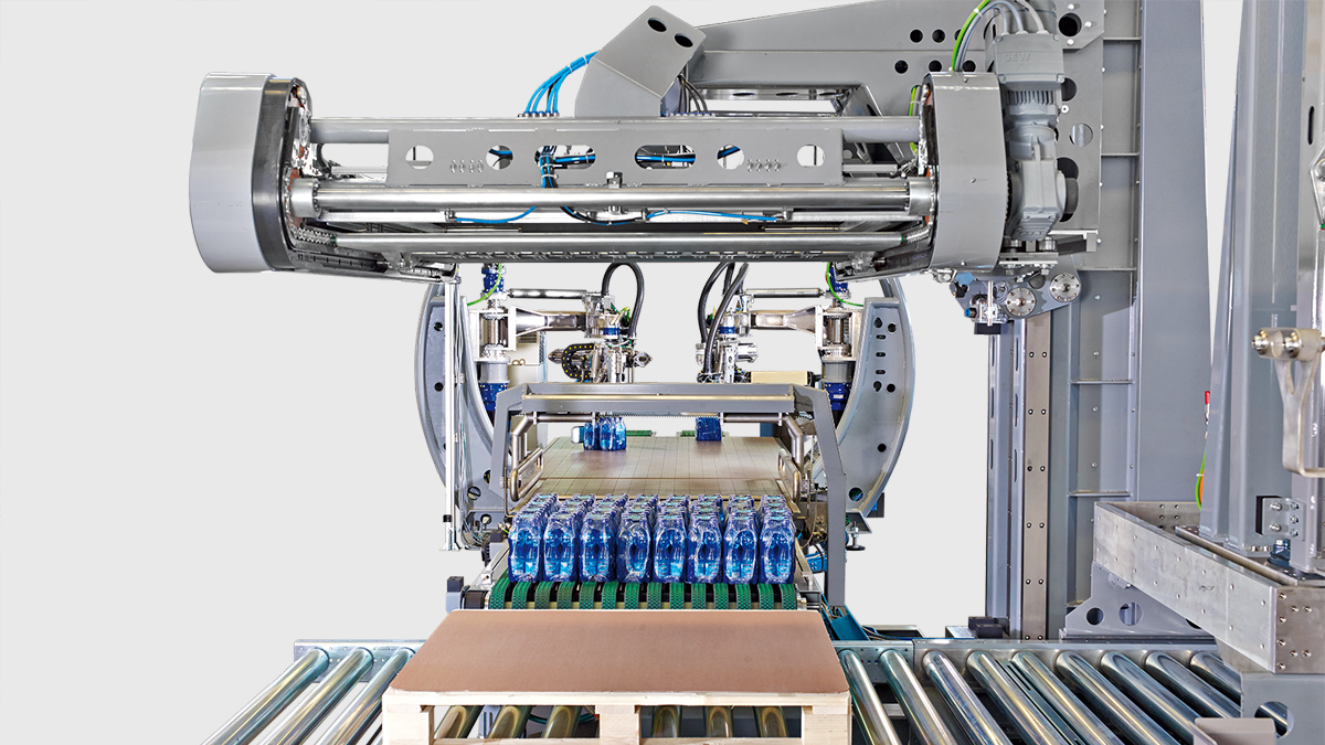 Detail of the Artis EVO special head for layer pick-up