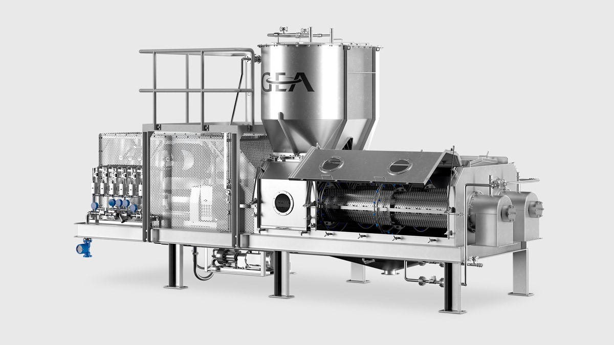 Dewatering Screw Press for Vital Wheat Gluten