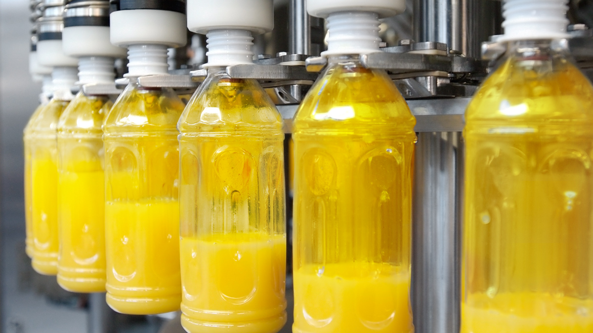 Detail of the hot fill filler Fillstar HF