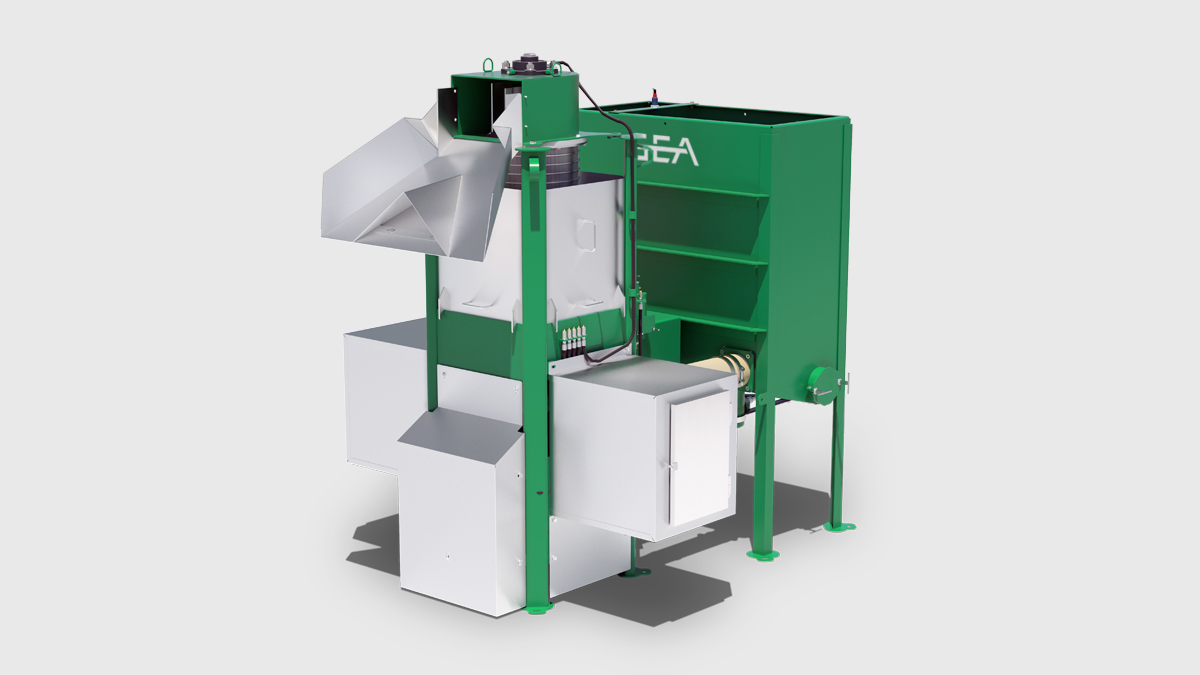 GEA Vertical Dewaterer with liquid level regulator tank