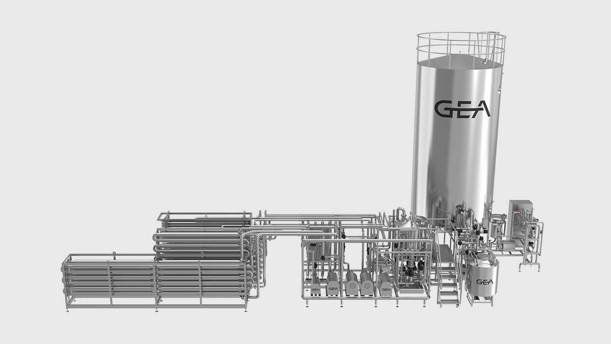 Juice pasteurizer with sterile tank for fresh juice