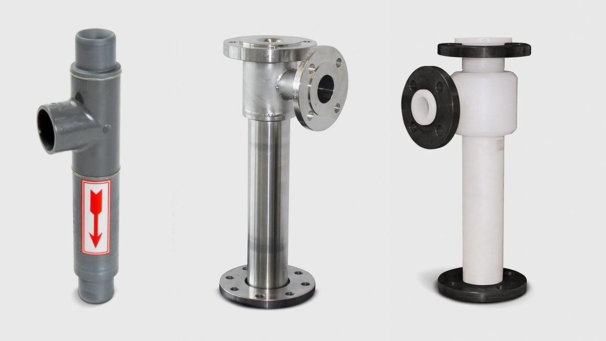 Liquid jet liquid pumps