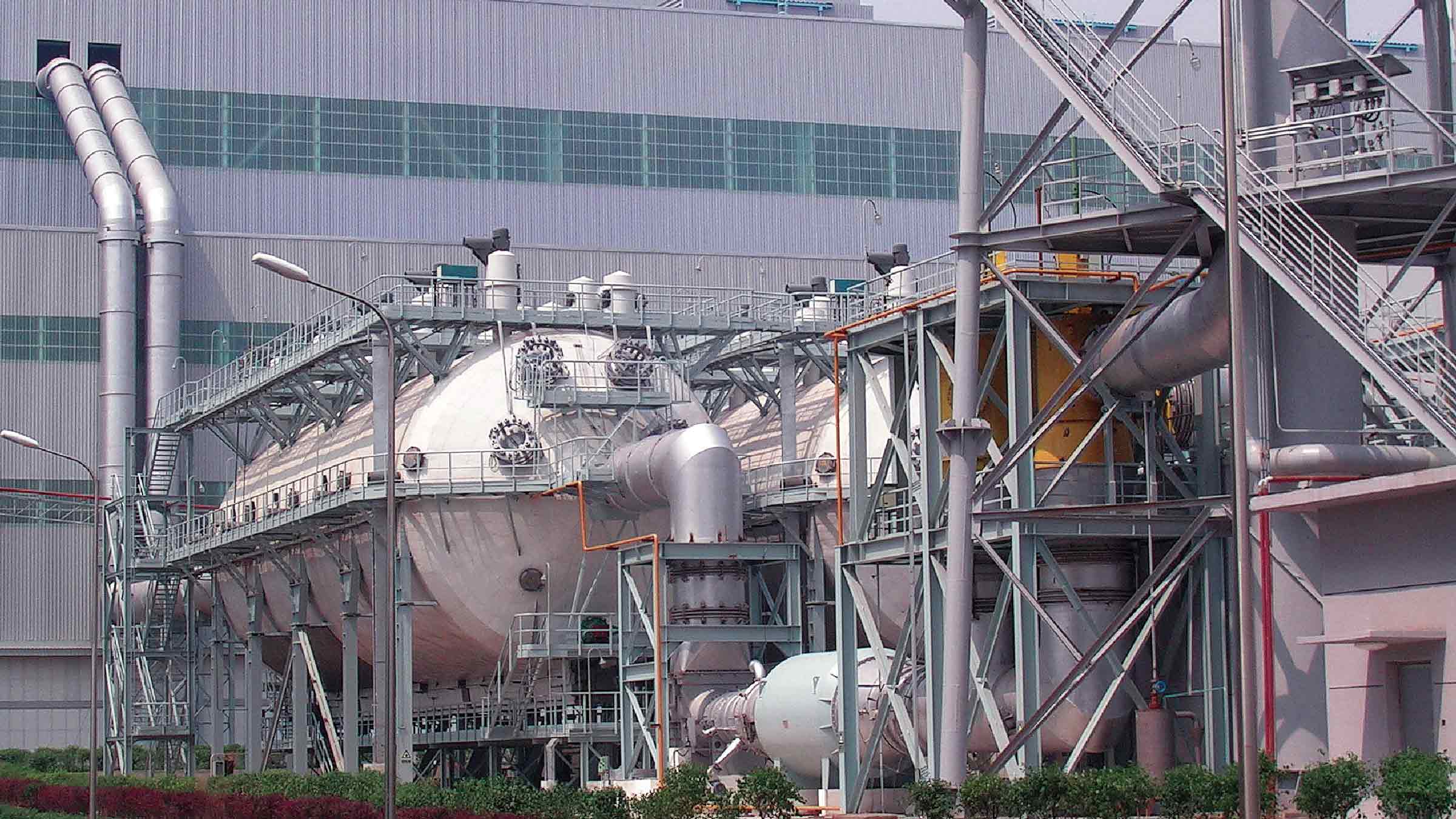 Converter gas recovery (LT process)