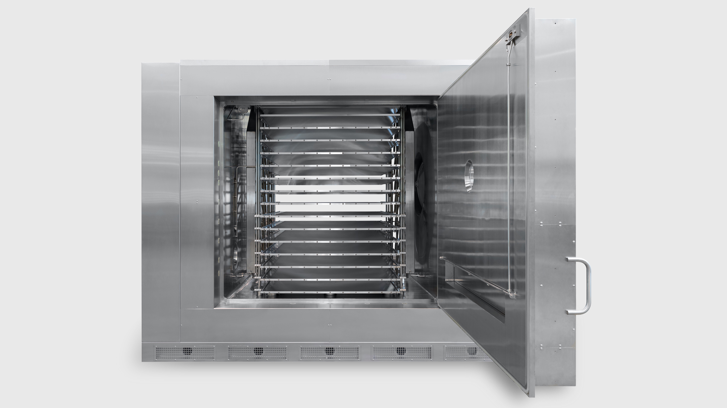 LYOVAC Freeze dryer - open door