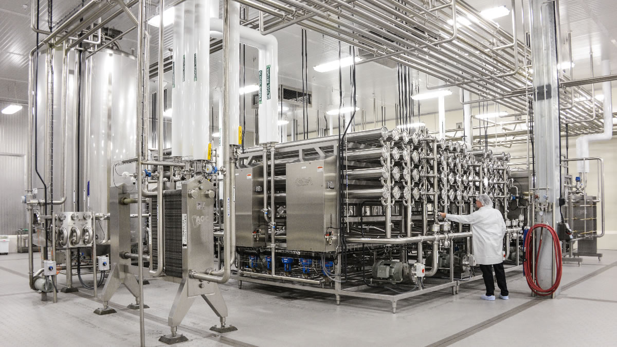 Membrane filtration plant