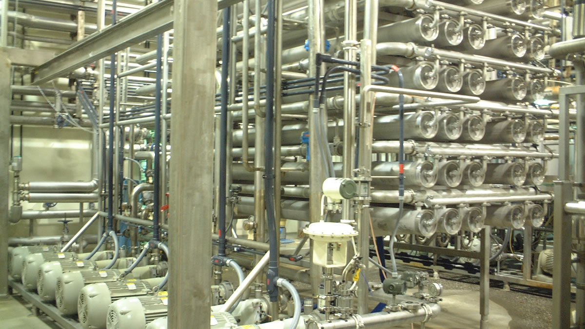 Membrane filtration plant