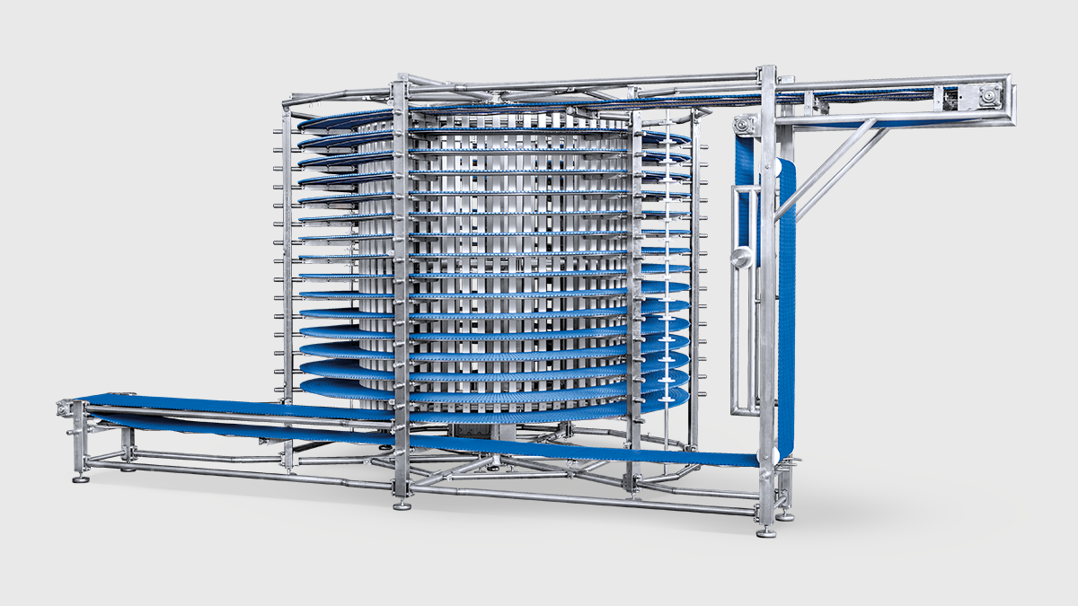 Cooler em espiral - tratamento térmico