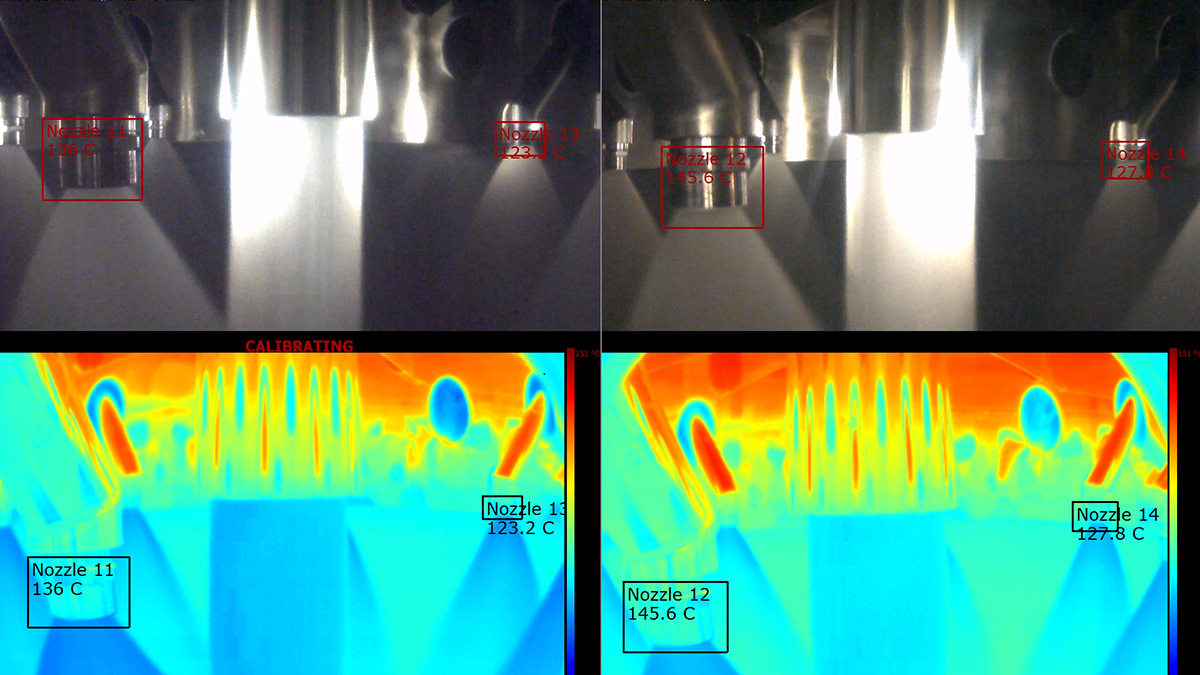 SPRAYEYE® Dual Camera visual and thermal insight
