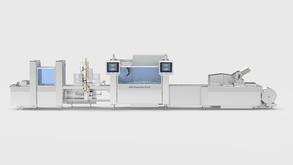 GEA FoodTray and GEA PowerPak PLUS sustainable packaging line