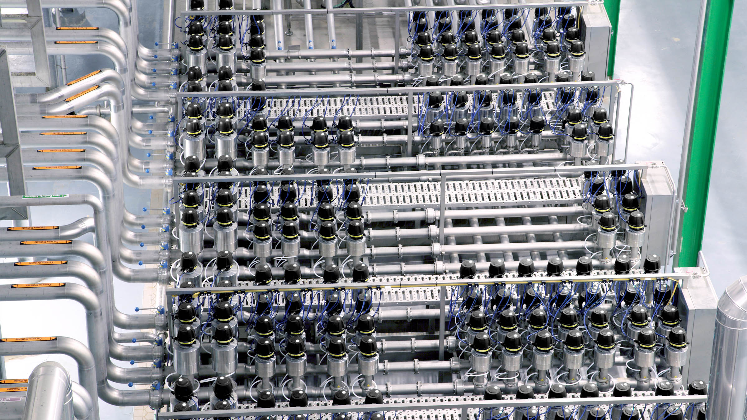 Ventilblock-Verrohrungslösungen für Brauereien