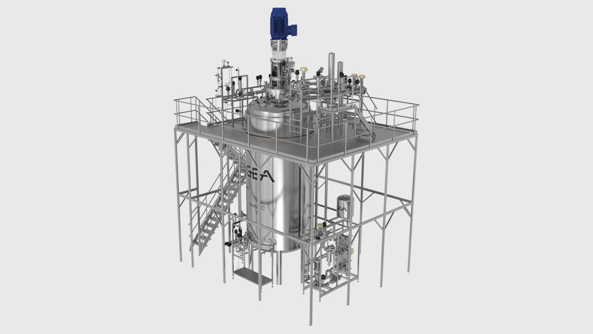 Axenic C bioreactor for cell cultures