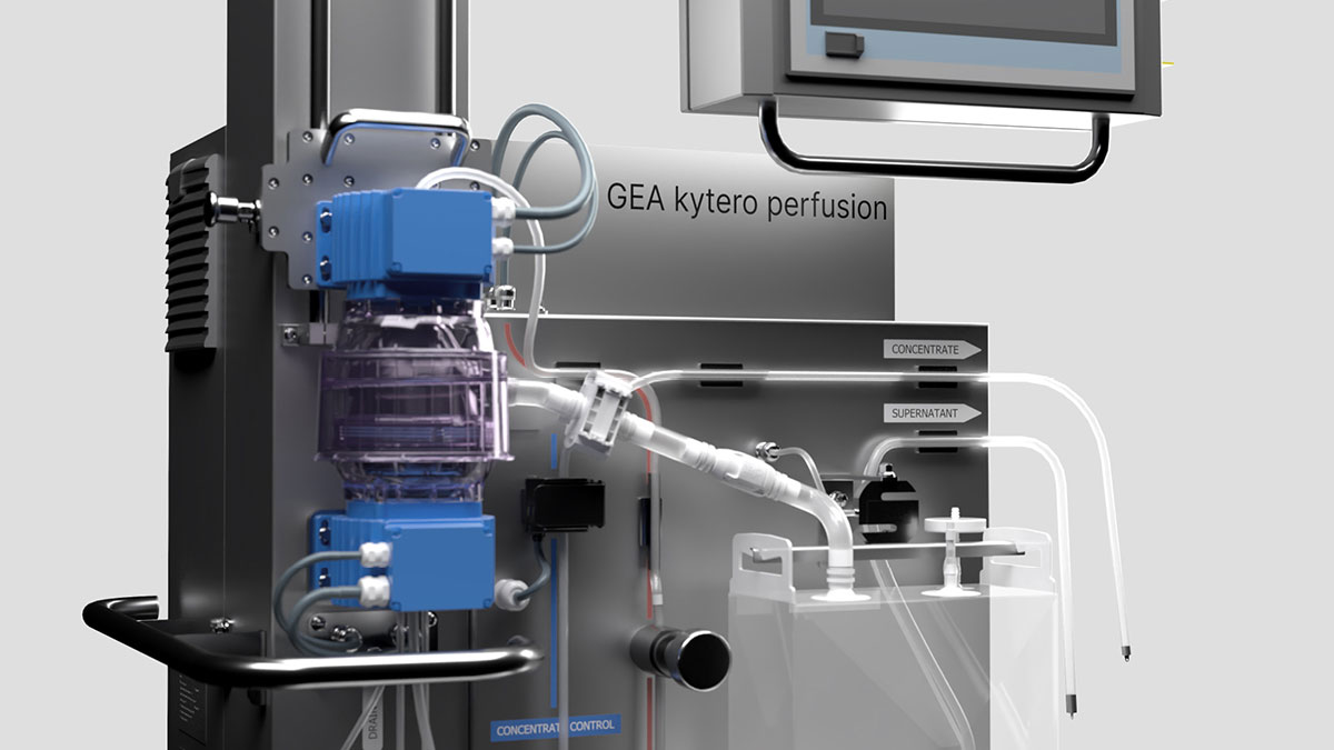 GEA kytero single-use separator Perfusion