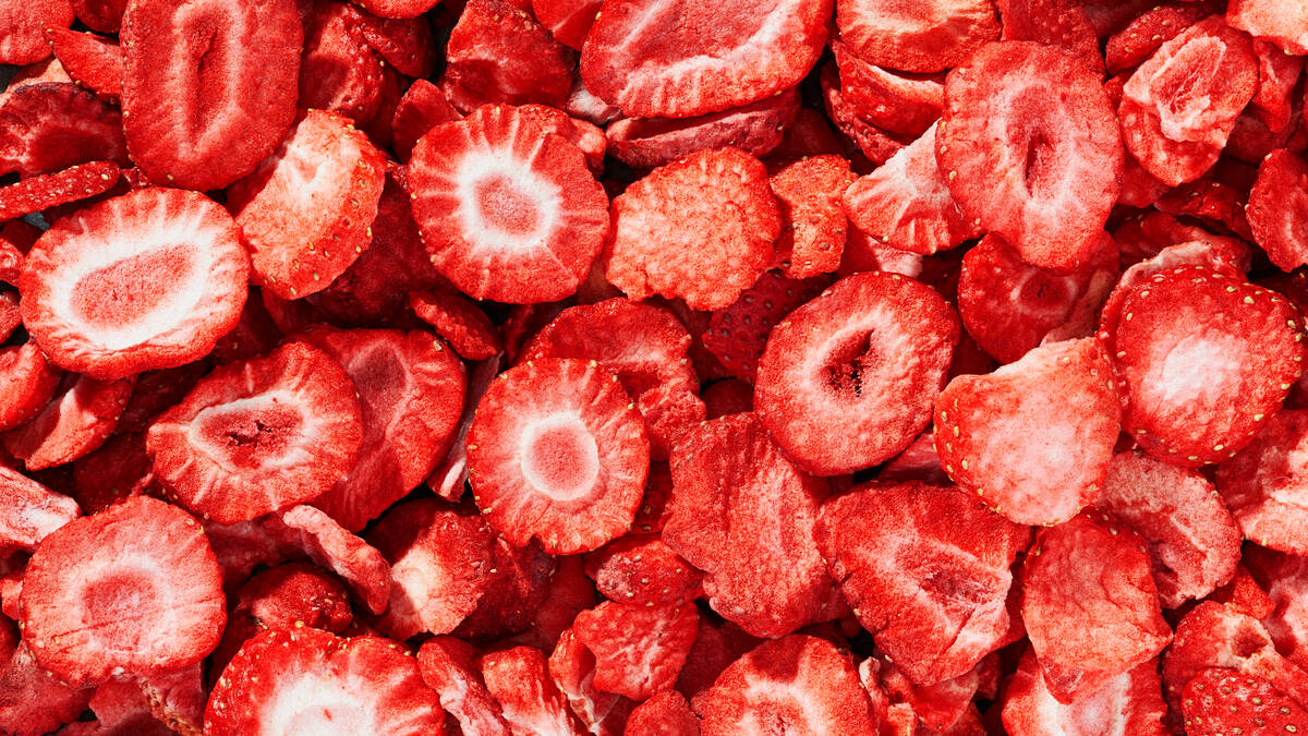 freeze dried strawberries