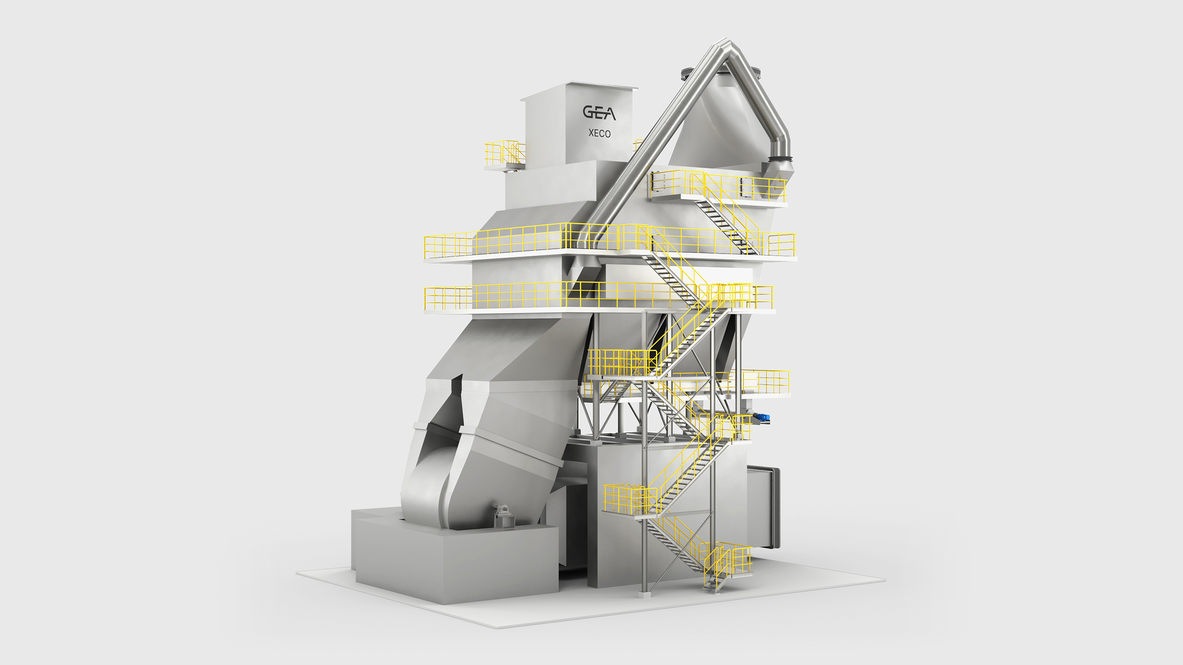 Visualization of the XECO® Waste Heat Recovery System, efficiently harnessing waste heat in industrial processes and contributing to sustainability.