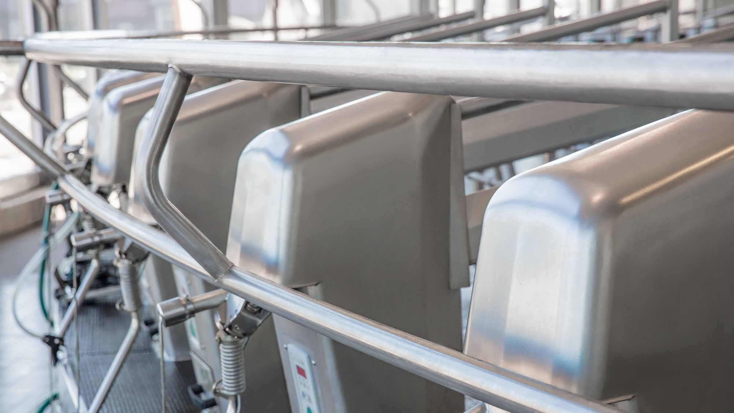 GEA DairyRotor T8900 rotary milking parlor carousel autorotor low profile cabinet