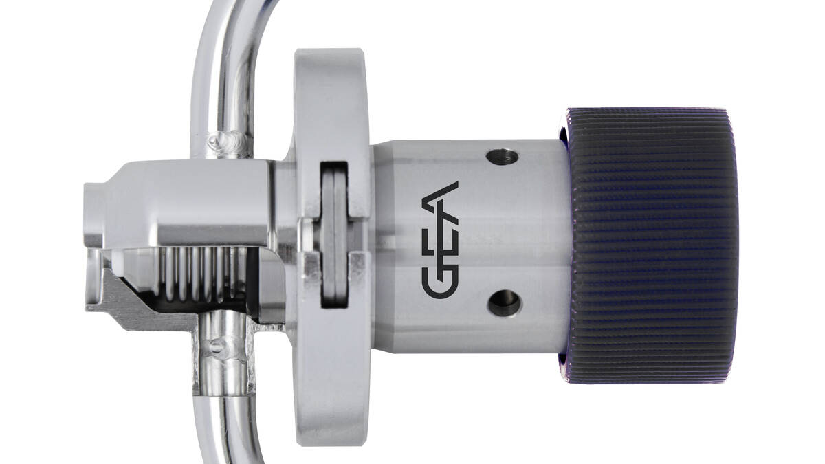 Sampling Valve Aseptomag® PV – stainless steel bellows and manual drive