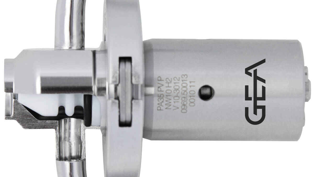 Sampling Valve Aseptomag® PV – PTFE bellows and pneumatic actuator