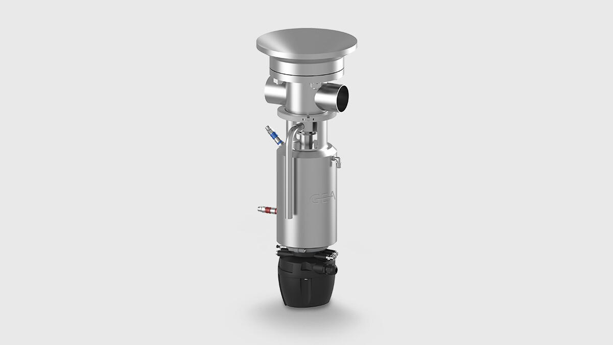 Leakage Valve Aseptomag® LVBS – standard execution with independent seat lifting and T.VIS® control top