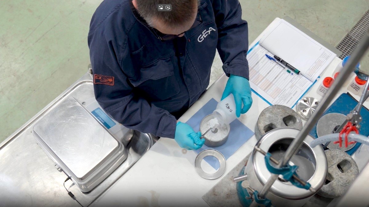 GEA pet crystallization testing facility in France