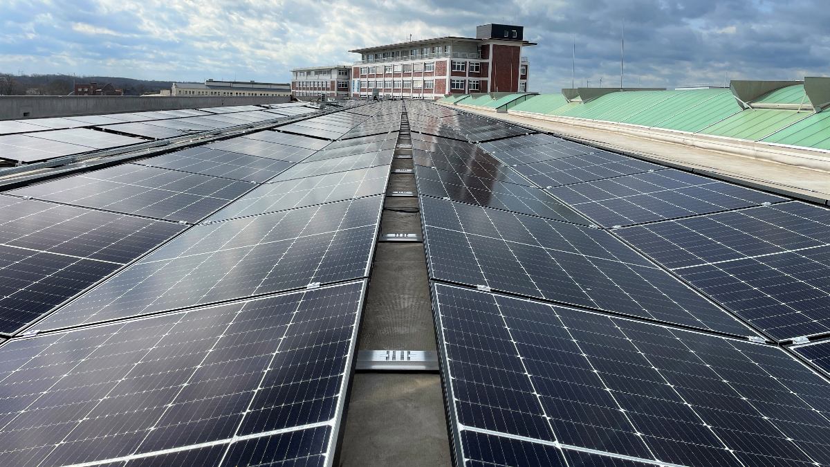 PV installation at GEA site in Oelde, Germany