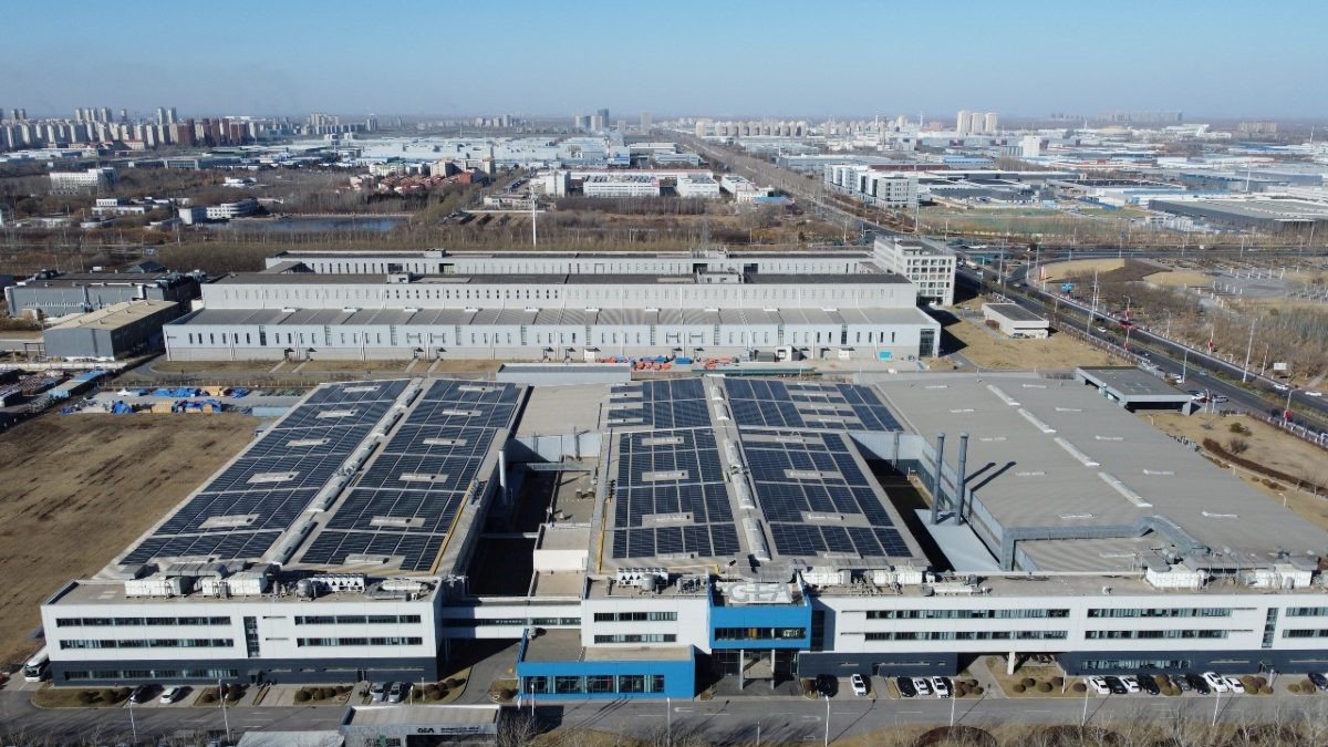 PV installation at GEA site in Tianjin, China.